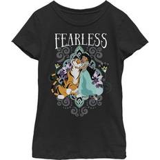 Disney Black Tops Disney Girl Aladdin Fearless Jasmin Graphic Tee Black