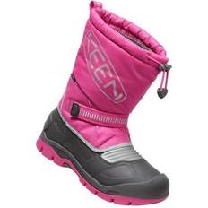 Pink Winter Shoes Keen Kid's Snow Troll WP - Fuchsia Purple/Silver