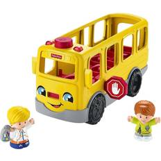 Son Autobus Mattel Fisher-Price-Little People-Le Bus Scolaire, version multilingue HJN36