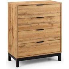 Julian Bowen Chest of Drawers Julian Bowen Bali Oak Finish Chest of Drawer