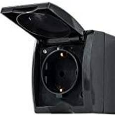 REV 0007031900 Surface-mount socket IP44 Anthracite
