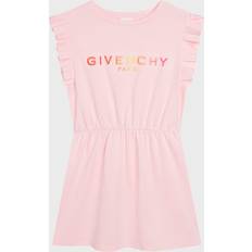 Kids Ruffle-trimmed Cotton Dress - Pink