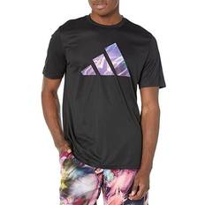 Adidas men's t shirt Adidas Men's Designed for Movement Hiit Training T-shirt - Black/Fuchsia