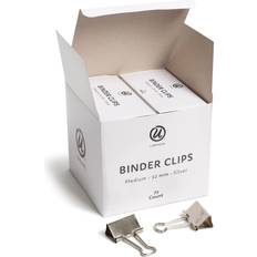 U Brands Binder Clips Medium Silver 72/Pack 3604U0624