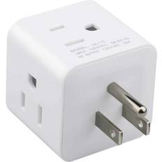 Remote Control Outlets Multi plug outlet extender, vsanstar 3 prong wall tap 4 way ac electrical out