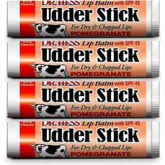 Skincare Hess Udder Stick Lip Balm Pomegranate 4 Count