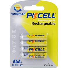 NiMH Batteries & Chargers PKCELL aaa 1200ma rechargeable nimh battery 4-pack