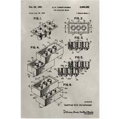 Wall Decor Trademark Fine Art Alicia Ludwig 'Patent--Lego' Canvas Wall Decor