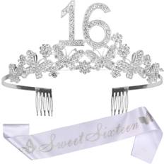 16th birthday decorations party supplies, 16th birthday gifts for women, silver