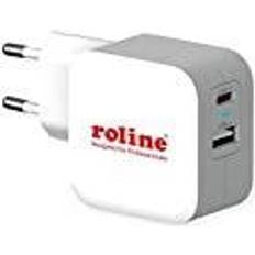 Oplader 38w Roline USB Ladeger�t 38W 1xUSB C PD 1xUSB-A QC GaN 19.11.1054