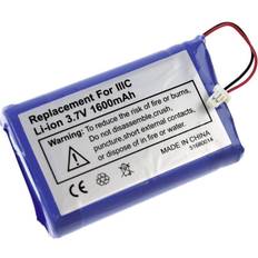 XCell PDA-batteri Erstatter original-batteri 170-0737, B520003 3.7 V 1600 mAh