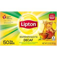 Food & Drinks Lipton Decaffeinated Black Tea Bags, 50