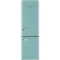 Fridge Freezers Unique Appliances Appliances UGP-275L Classic Retro Star Bottom Rack Ocean Mist