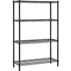 36 inch wire shelf Whalen 4-Shelf Wire Unit, 36"W Shelving System