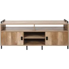 Light oak tv stand LuxenHome Light Oak Stand TV Bench