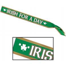 Beistle Irish for a day satin sash party supply