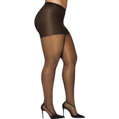 Brown - Women Pantyhose & Stay-Ups Hanes Silky Sheer Tights-Plus, 1x-2x, Beige Beige