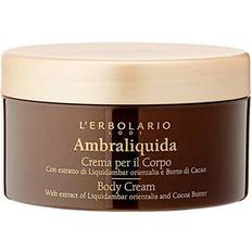 L'Erbolario Ambraliquida Body Cream Creamy Scent Moisturize Tone and Protect Skin with Extracts O 250ml