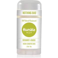 Humble Aluminum-Free Deodorant Vegan and Sensitive Skin Formula Bergamot & Ginger 2.5 Ounce Pack of 1