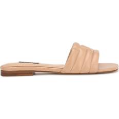 Men - Natural Slides Nine West Menqs Flat Slide Sandals Light