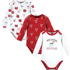 Red Bodysuits Hudson Baby Unisex Bodysuits Long-Sleeve Hot Cocoa - 9-12 Months
