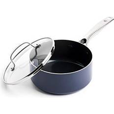 Blue Diamond Sauce Pans Blue Diamond cookware infused ceramic nonstick with lid