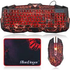 Full Size - Gaming Keyboards BlueFinger Backlit Combo