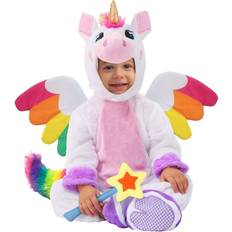 Rainbow Unicorn Toddler Costume Purple Pink White
