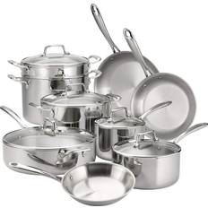 Tramontina stainless steel cookware set Tramontina 14 18/10 Cookware Set with lid