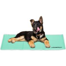 Kylmatta till hund Relaxdays Kylmatta Hund 50 x 90 cm Turkos