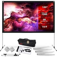 Pyle PRJOS100 100 Inch 4K Projector Screen
