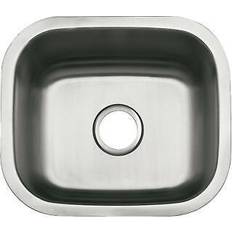 Kingston Brass Gourmetier GKUS16168 Undermount Single Bowl Kitchen Sink Brushed