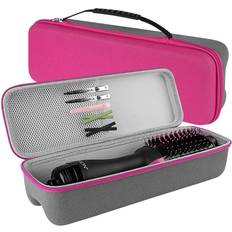 Hair Styler Accessories Hard Travel Case for Revlon Hair Dryer Brush Hot Tools One-Step Hair Volumizer Styler Hot Air Brush Carrying Case