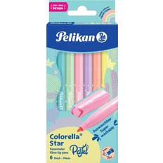 Orange Tuscher Pelikan Colorella Star Filt-Tip 6 Stk