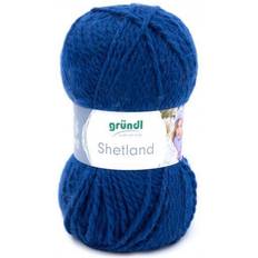 Garne Gründl Shetland blau