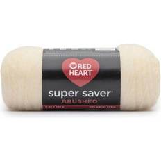 Yarn & Needlework Supplies Red Heart Super Saver Brushed Yarn-Cream