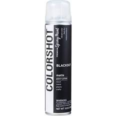 Spray Paints Duncan CLRSHOT-40105 ColorShot Aerosol Spray Paint 10oz Blackout Black Matte