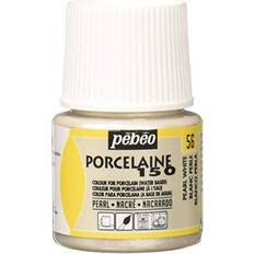 Pearl white paint Pebeo Porcelaine 150 Paint Pearl White Shimmer 45 ml bottle