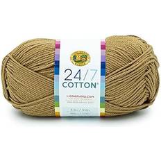 24 7 cotton yarn Lion Brand 24/7 Cotton Yarn-Hay Bale