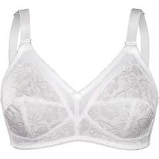 Soft-BH Jacquard Full Cup Plain Everyday Bra - Off-White