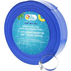 Pools U.s. pool supply 1-1/2" x 50' heavy duty blue pvc swimming pool backwash hose wi