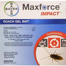 Pest Control Bayer 80882068 Impact Roach Bait Maxforce Gel, Four 30g Syringes