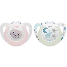 Nuk Nappar Nuk Star Day och Night Napp 2 st