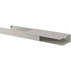 Gris Estanterías Muuto Folded Platform 62 x 5.4 cm Grey Estantería