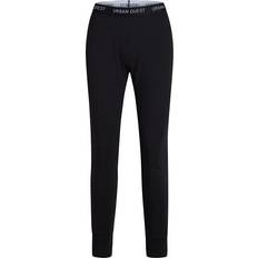 Geel - Vrouw Panty's Bamboo Women Sweat Leggings - Zwart