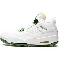 Verde Zapatos de golf Jordan 4 Retro Golf Metallic Green