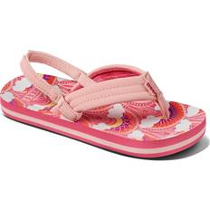 Flip Flops Children's Shoes Reef Little Ahi Sandals Little Kids' Rainbows/Clouds