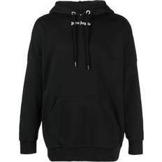 Palm Angels Logo Over Hoodie Black