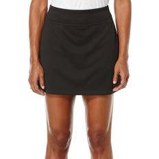 Black - Fitness & Gym Skirts PGA tour Apparel Women's 16" AirFlux Golf Skort w/ Power Mesh, Medium, Black, 100% Polyester Golf Apparel Shop Black