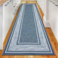 3 x 10 runner rug Ottomanson Ottohome Collection 3x10 Blue, Turquoise